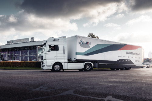 Ex BMW Motorsport DTM race trailer and office area