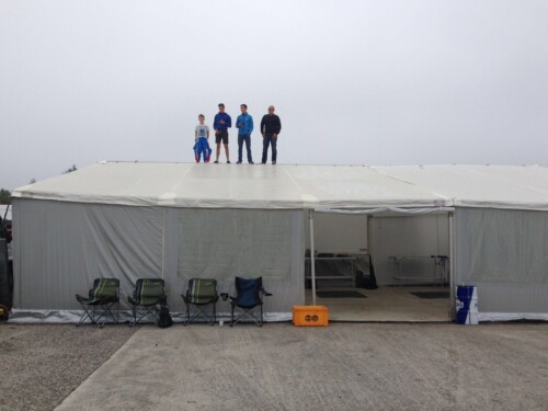 Expandable awning maximum size 18x6m