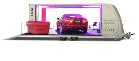 New shuttle for show-cars or display-car. Ideal for car dealers.