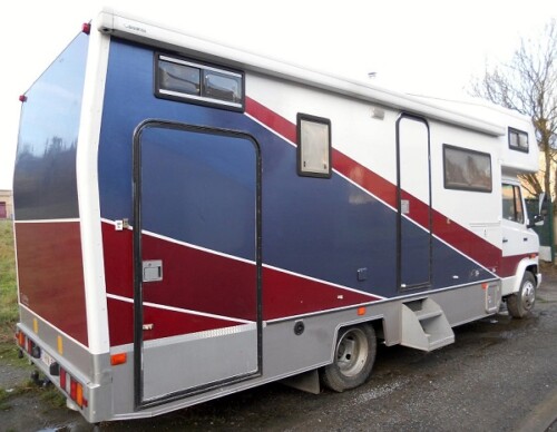 Racemobilhome with big Garage and Workshop